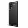 Shockproof Case For Samsung GALAXY S23 ULTRA Carbon Fibre Effect Back Cover Image 2