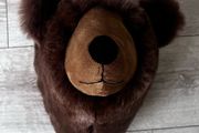 Bear plush wall mount