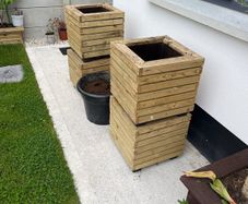 Solid Timber Garden Planters 25e Each