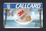 1995 Ireland 10 Unit 3M Data Storage Products Callcard (Schlumberger SC7) Call Card Used. Telecom Eireann card number 1082