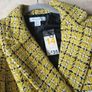 Primark Yellow  Tweed Style Box Jacket.    S.14.   B.N.W.T Image 3