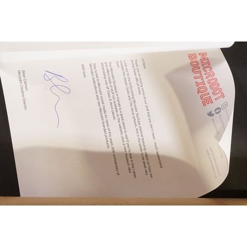 2x Oasis Microdot Posters Signed