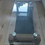 Glass coffee table Image 3