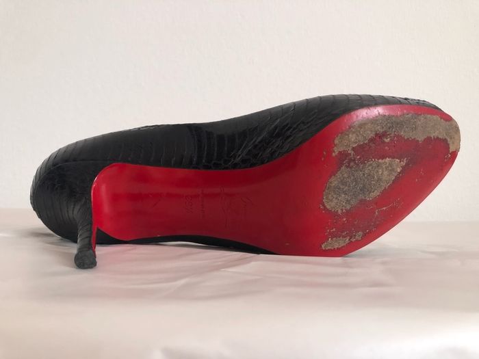 Christian Louboutin peep toe heels - UK size 6.5