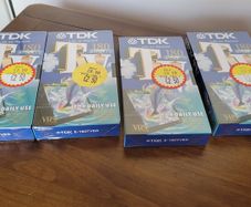 4 VHS Tapes unopened