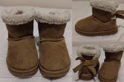 Warm Lined Brown Suede Boots