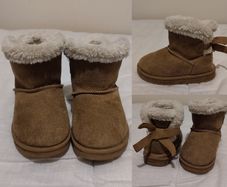 Warm Lined Brown Suede Boots