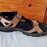 Ecco off the road sandles Size 8 eu 42 tan leather in good condition Image 6