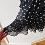 Black and white spotty dress Image 3
