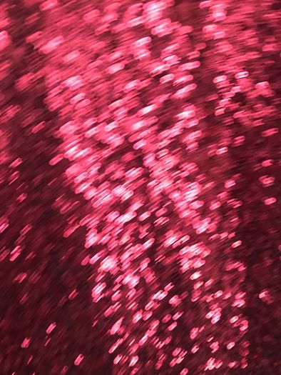 Red sequins mini dress