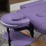 Portable Massage Bed Folding Spa Beauty Therapy Table Purple Image 7