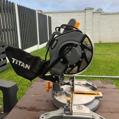Titan 210mm compound mitre saw