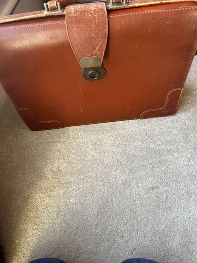 Vintage Leather Briefcase
