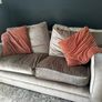 Grey custom made couch x 2 Image 4