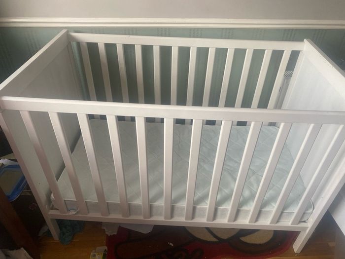 Cot and mattress