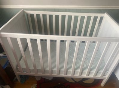 Cot and mattress