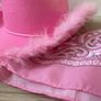 Pink Cowboy Hat, Bandana and heart shaped glasses Image 3