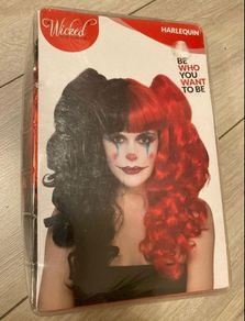 Halloween Wig Harlequin