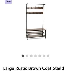 coat rack with bench