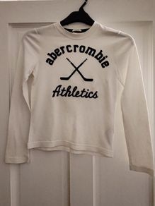 Boys white Abercrombie top