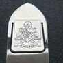 Vintage Bermuda Sterling Silver Bookmark Clip Coat of Arms Map Hallmarked 20g Image 2