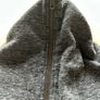 Mens Half Zip Grey Hoodie Image 7