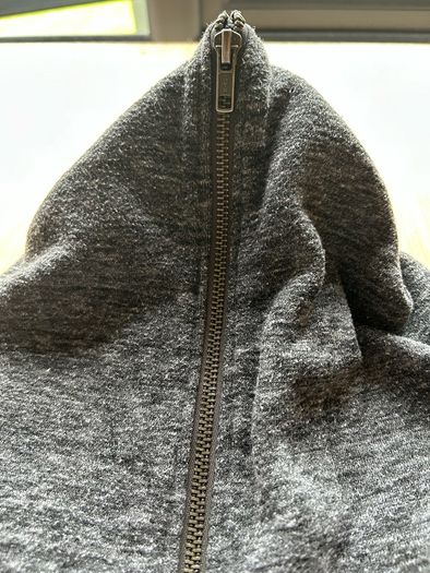 Mens Half Zip Grey Hoodie