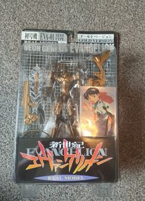 Evangelion Real Model Action Figure Unit-01 Gold version