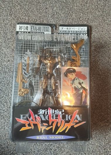 Evangelion Real Model Action Figure Unit-01 Gold version