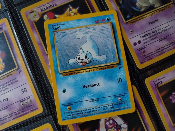 Seel ! from Base Set 2 ! RARE Near Mint - Mint Condition ! 2000 ! Vintage Pokemon Card !