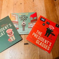 Peter Donnelly Kids Books x3 - The President's Cat, Glasses & Dead Zoo