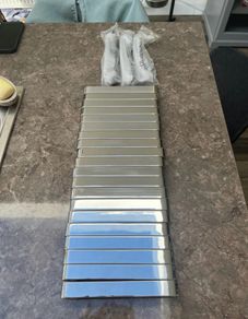 Chrome Kitchen Door Handles