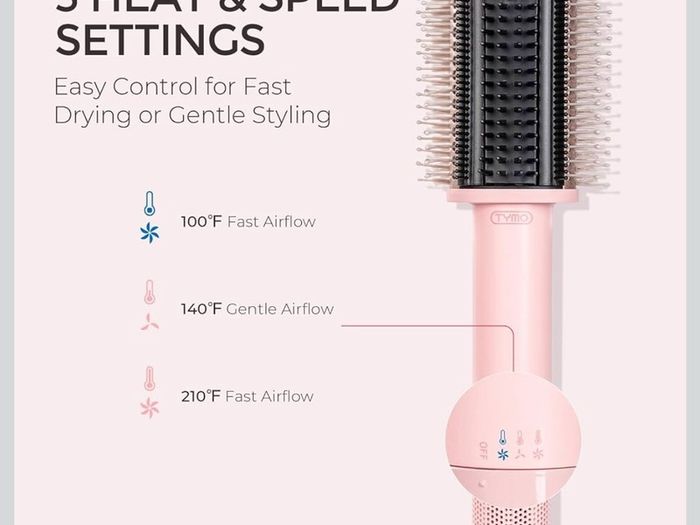 Tymo hot air brush - pink new