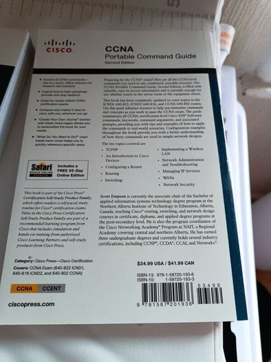 CCNA Portable Command Guide (Second Edition) by Scott Empson.