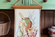 Vintage 70s Kitchen Tile Wall Hanger
