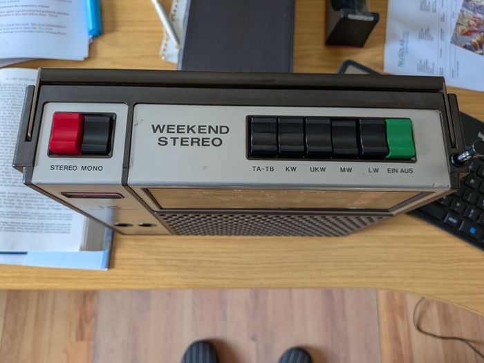 Vintage ITT Multi-Band Radio