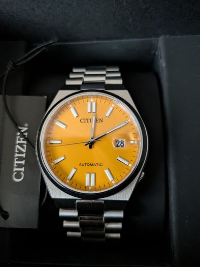 Citizen Tsuyosa 40mm Automatic Movement Watch Yellow