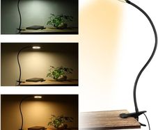 SALE |  USB LED Desk Lamp Clip On Light, Clip on Reading Light 48 LED 3 Light Mode 10 Dimmable Brightness, 360 Dwgree Flexible Gooseneck Clip Lamp for Reading Studying Headboard Bedroom Lighting