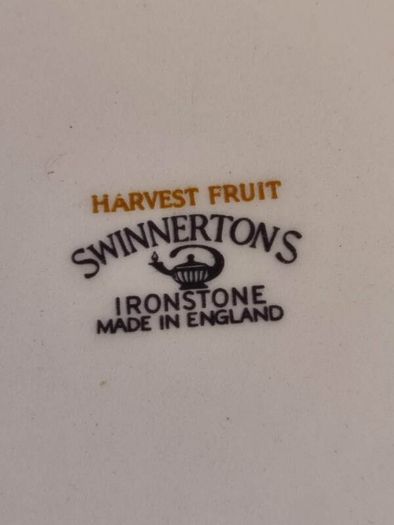 Swinnertons Harvest Fruit Ironstone Hanging Side Plates - Diameter 6 inches