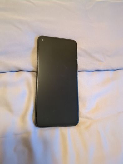 Google Pixel 4a 5g with Green Case