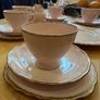 Bone China Vintage Blush  Pink Tea Set Image 3
