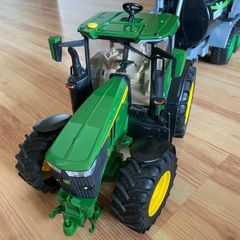 Bruder John Deere Tractor and Fliegl Slurry Tanker. Excellent Condition