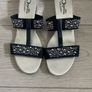 Navy Carl Scarpa Sandals Image 2