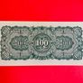 Japanese  Invasion  Money  BURMA  100 RUPEES  1942 WORLD WAR 11 ( Uncirculated ) Image 2