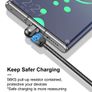 USLION 2M USB-C QC 3.0-2.0 3A 180 Rotate+LED Cable Fast Charging & Data Sync Nylon Braided Cable (Brand New/Warranty) Image 9