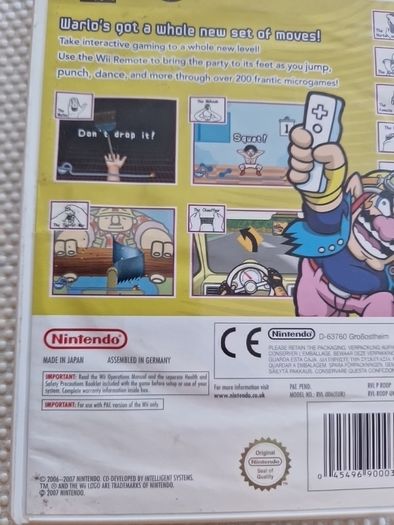 Wario Ware Smooth Moves Nintendo Wii Games Original