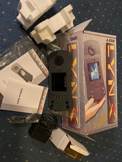 Atari Lynx Handheld Console Boxed + PSU + California Games