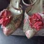 Belen Donate floral wedge shoes (free postage) Image 4