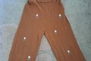 Zara Girls Flower Dungarees 4-5