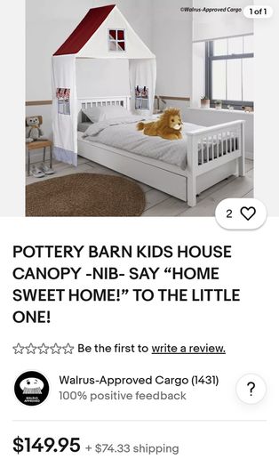 Pottery Barn Kids Tent Bed Canopy House